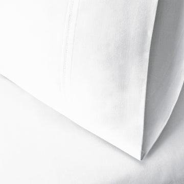 Egyptian Cotton 300 Thread Count Solid Luxury Pillowcases, Set of 2