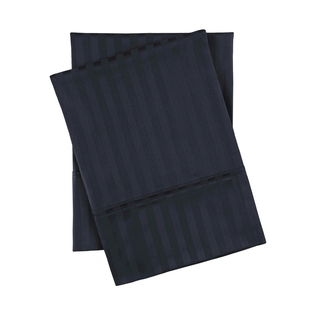 100% Egyptian Cotton 300 Thread Count Stripe Bed Pillowcase Set