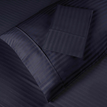 400 Thread Count Soft Stripe Egyptian Cotton Pillowcase Set