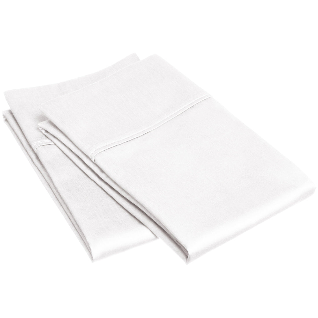 Egyptian Cotton 300 Thread Count Solid Bed Pillowcase Set