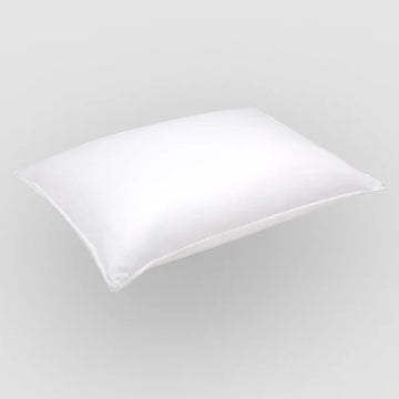 Hypoallergenic White Goose Down Pillow - Great for Stomach Sleepers
