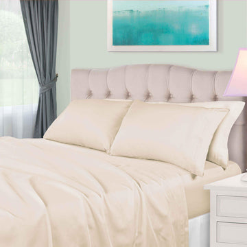 Egyptian Cotton Sateen Sheet Set 650 Thread Count