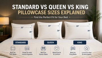 Standard vs Queen vs King Pillowcase Sizes Explained