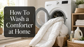 How To Wash a Comforter at Home