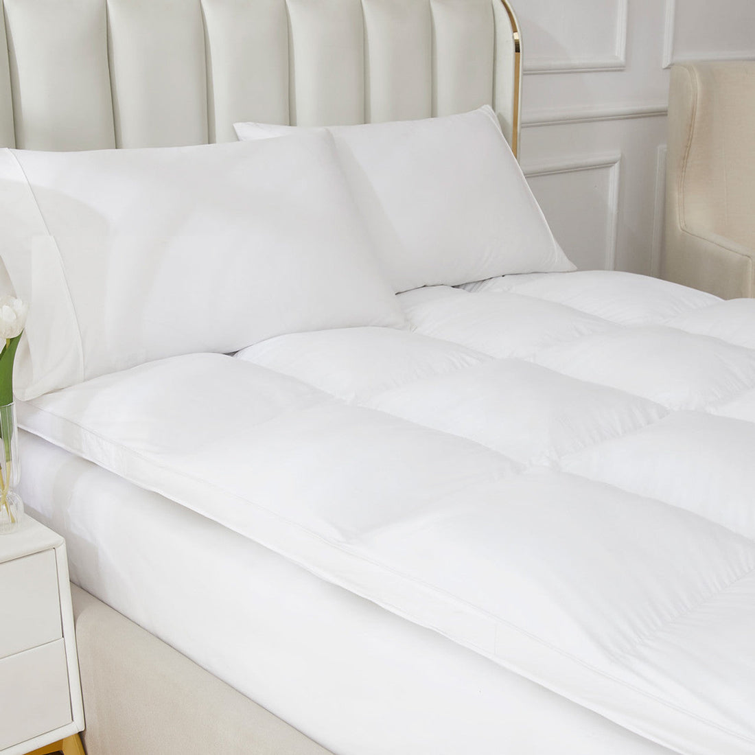 Luxury Fiber Bed with Handles for Maximum Comfort