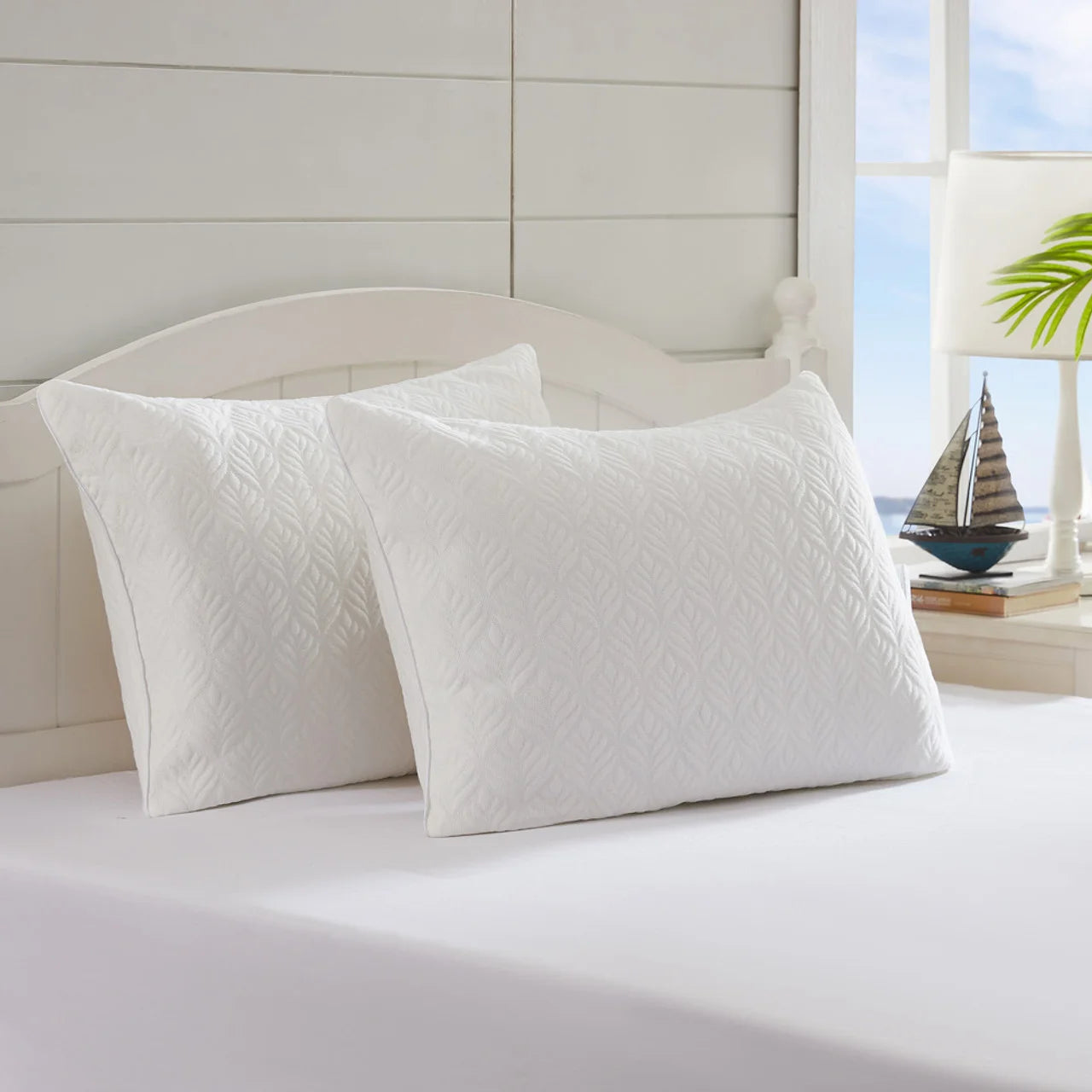 Tommy Bahama® Hypoallergenic Avocado Knit Pillows – Twin Pack