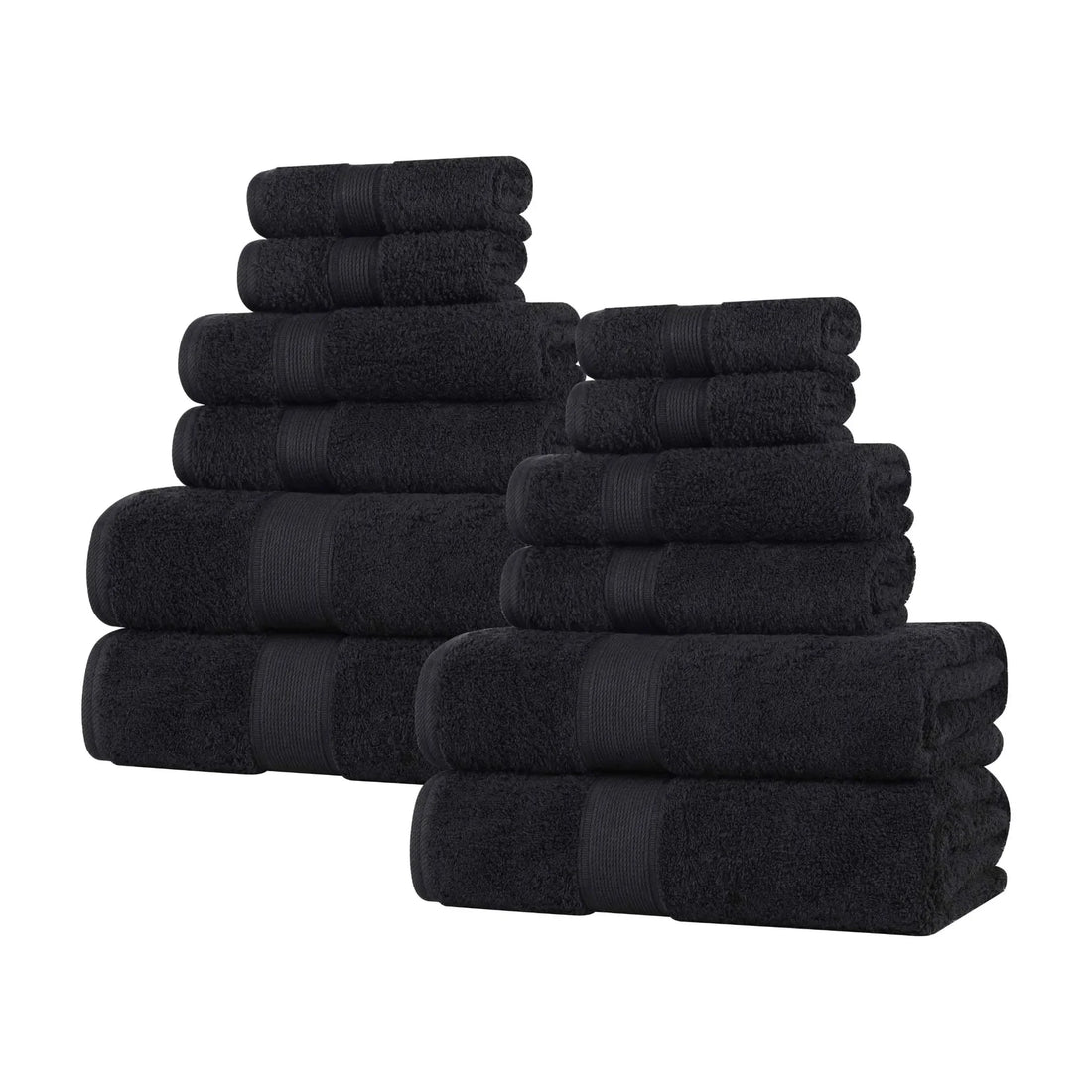Oregon Organic Cotton Medium Weight Solid 12-Piece Towel Set