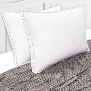 Medium Density Down Alternative Gusset Pillows, Set of 2 and 4