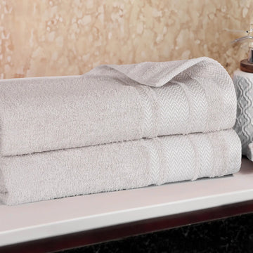 Hays Cotton 2-Piece Bath Towel Set - Absorbent & Medium Weight
