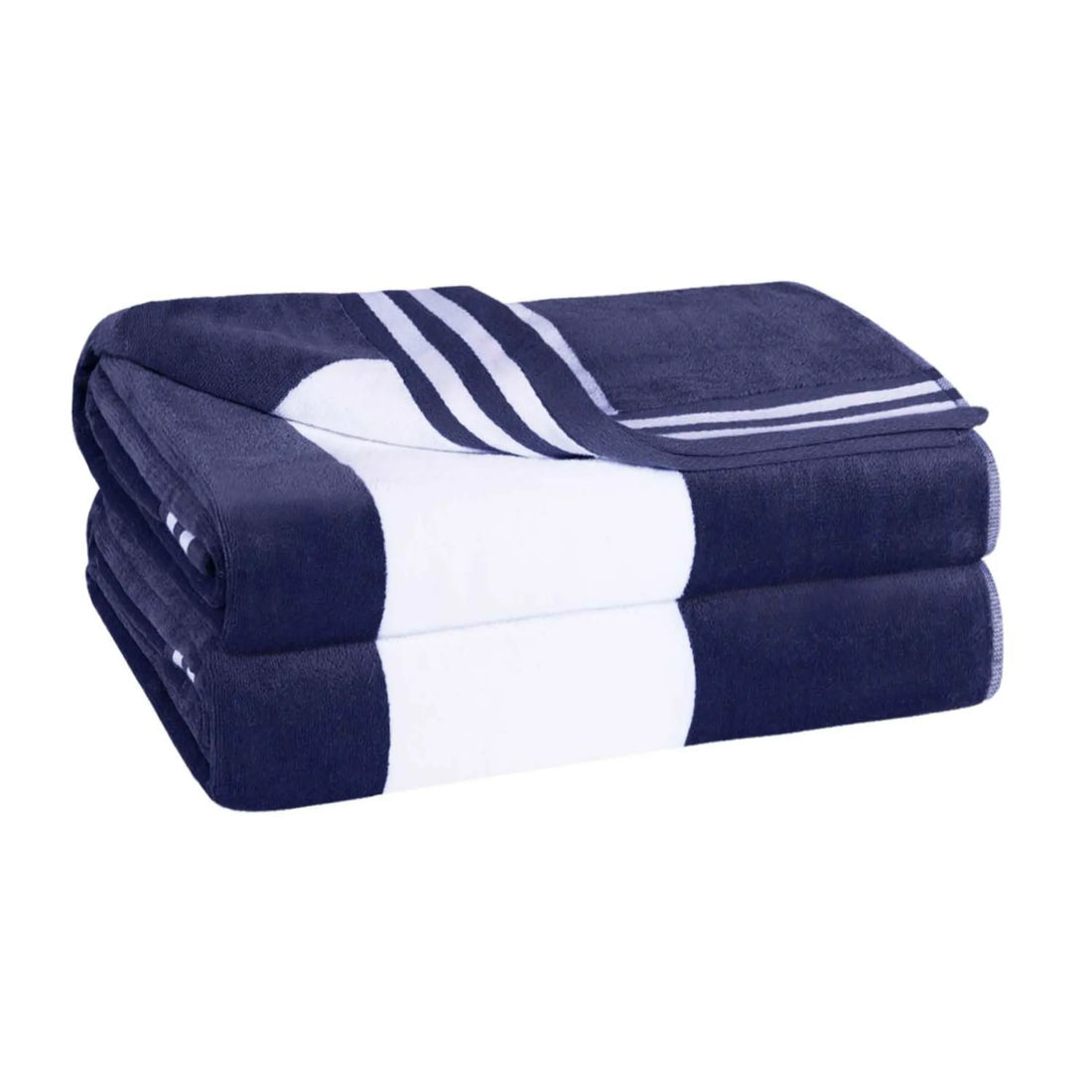 Cabana Stripe Oversized Cotton Beach Towel Set of 2, 4, or 6 Piece