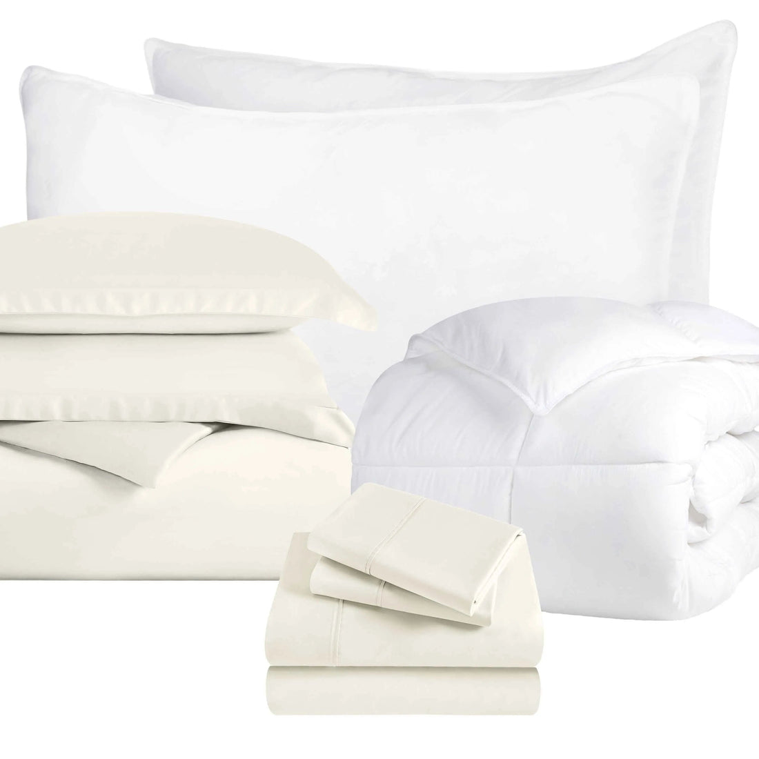 11-Piece Silky Comfort Move-In Bedding Bundle