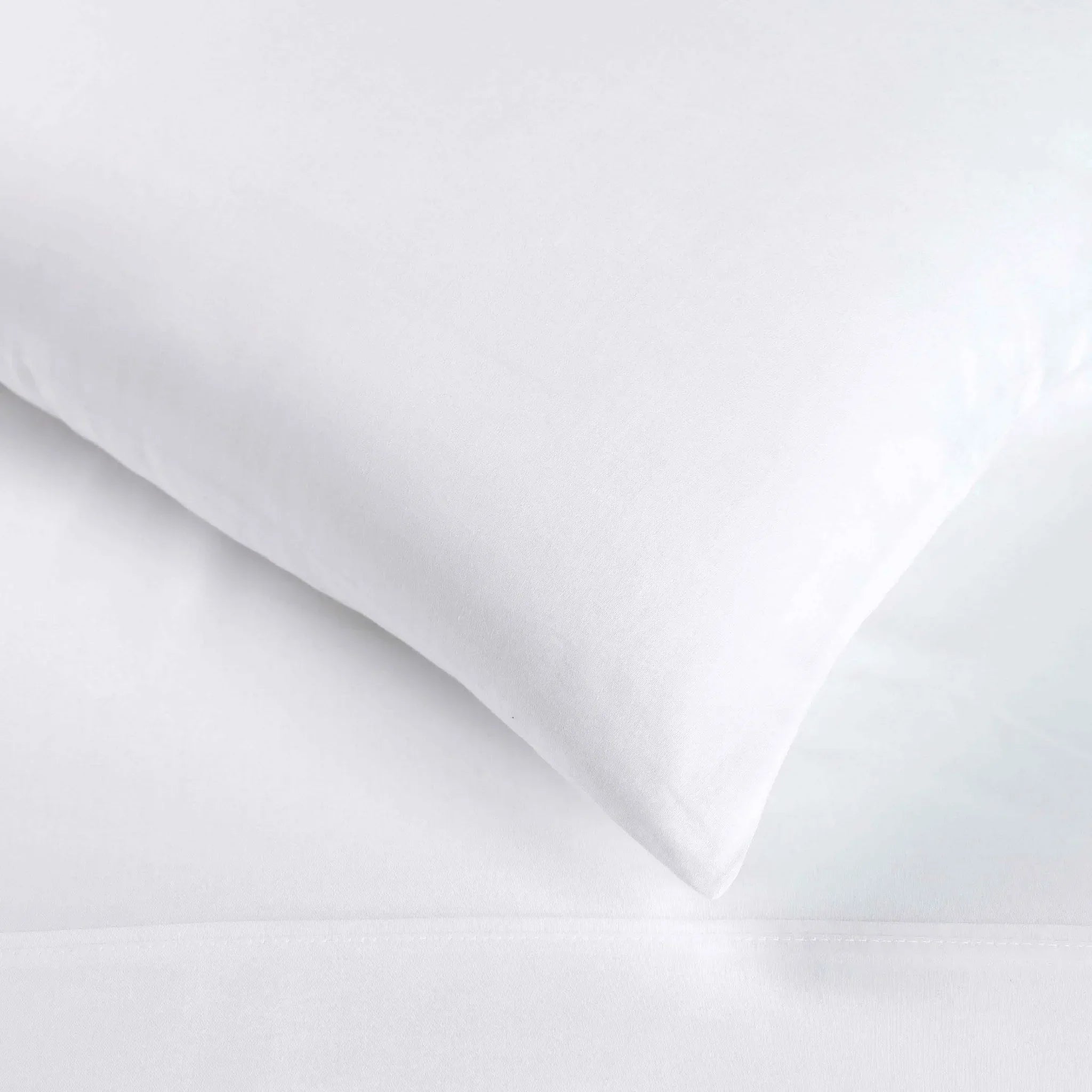 Egyptian Cotton 400 Thread Count Solid Bed Pillowcase Set