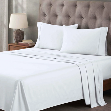 400 Thread Count Egyptian Cotton Sateen Bed Sheet Set for USA homes