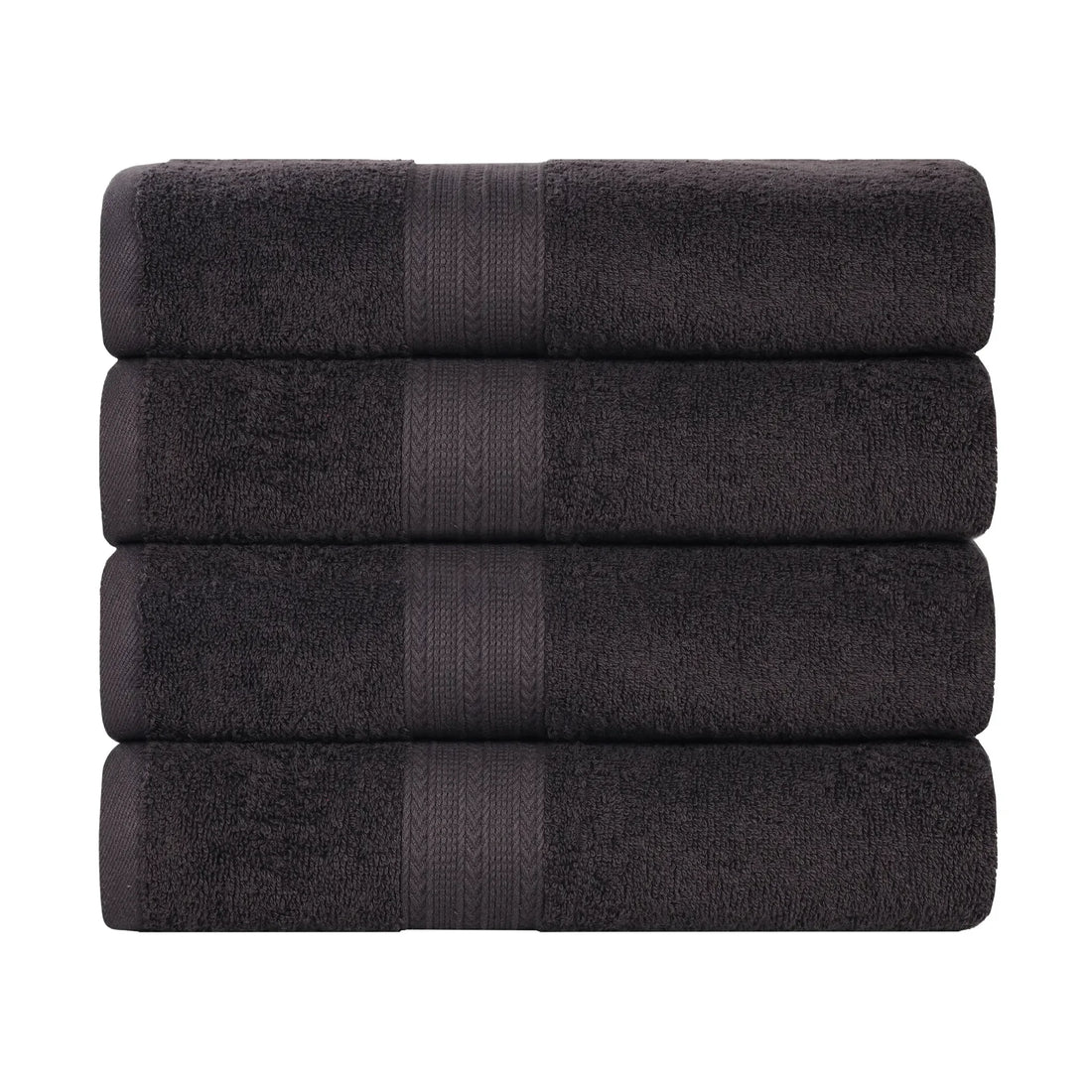 Eco-Friendly Ring-Spun Cotton 4-Piece Bath Towel Set