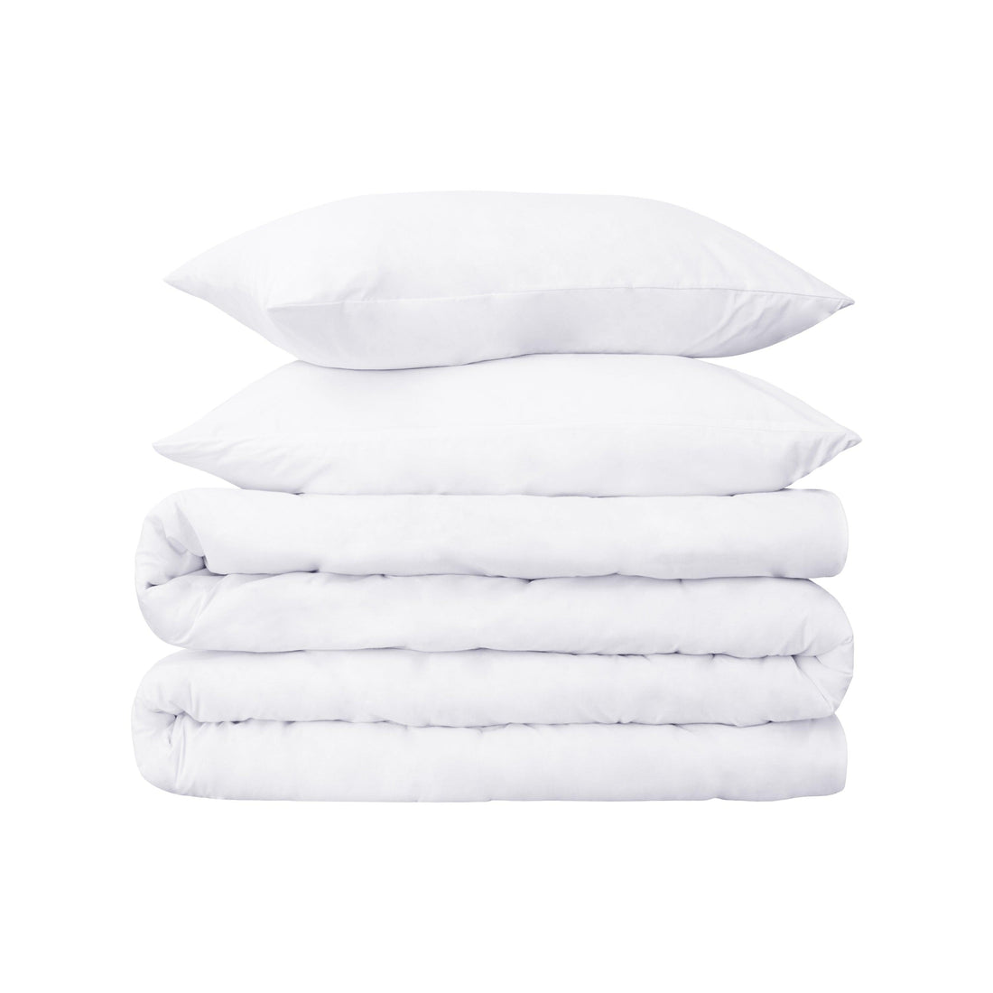 Egyptian Cotton 530 Thread Count Solid Luxury Duvet Cover Set