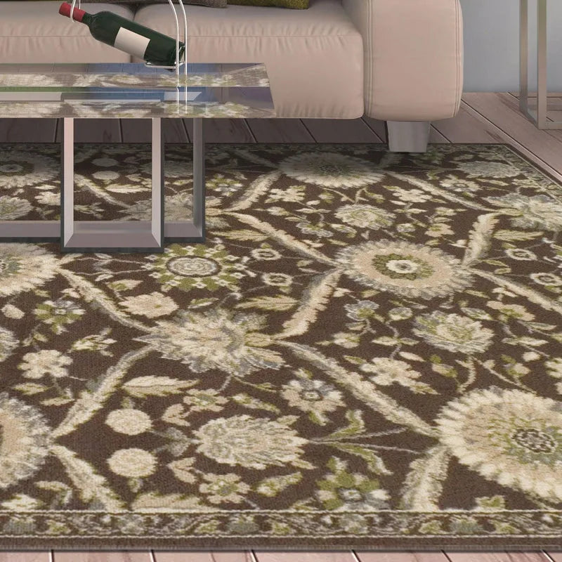 Chandler Traditional Floral Medallion Indoor 5x8 Area Rug