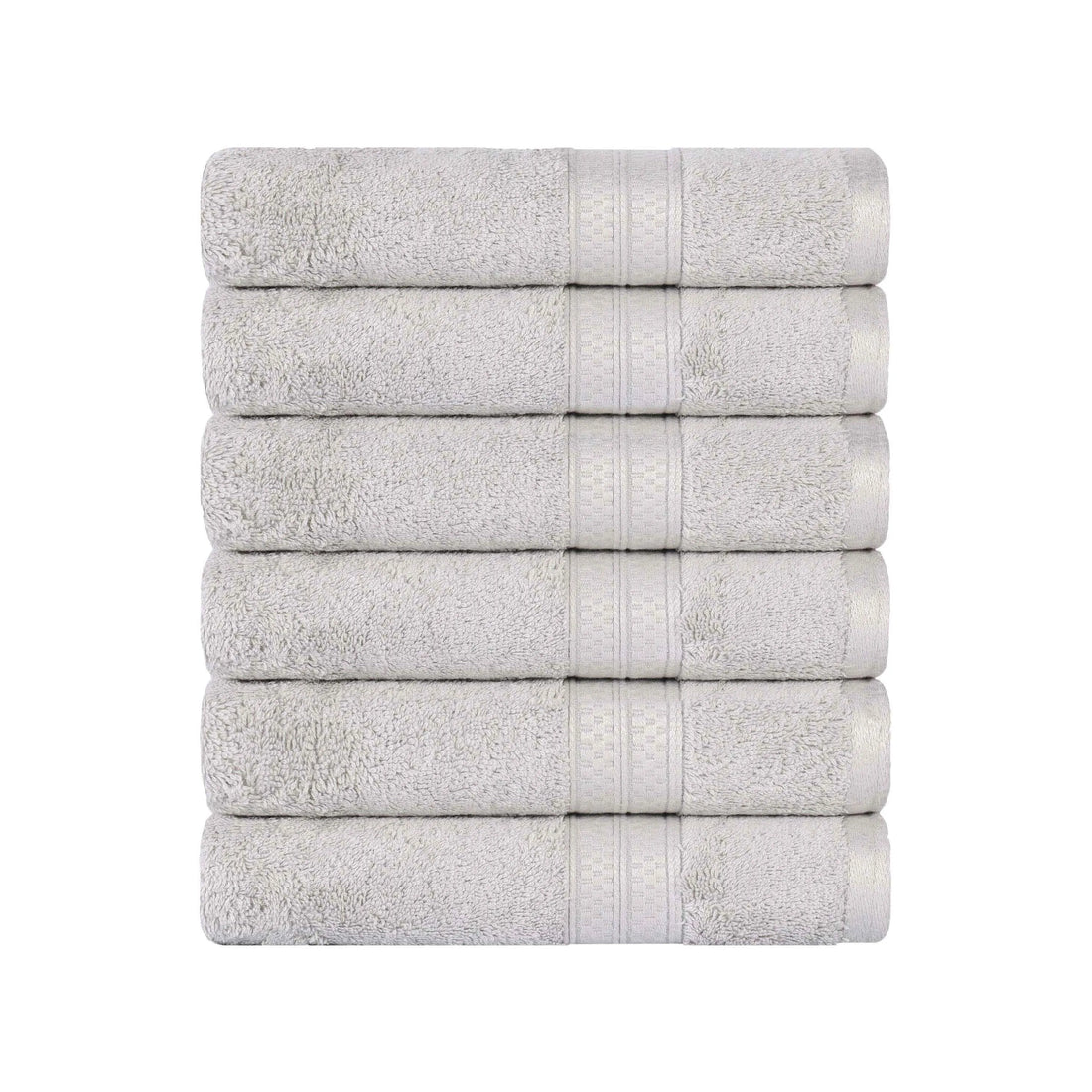 Rayon from Bamboo Ultra-Plush Heavyweight 6 Piece Hand Towel Set