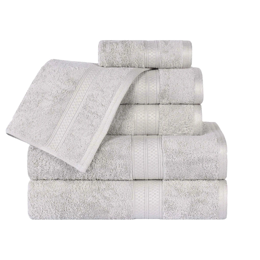Rayon from Bamboo Ultra-Plush Heavyweight Assorted 6 Piece Towel Set