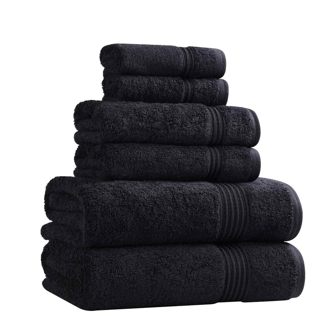 6-Piece Egyptian Cotton Plush Towel Set - Heritage