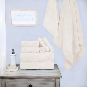 Turkish Cotton Bath Towel Set 9 Piece