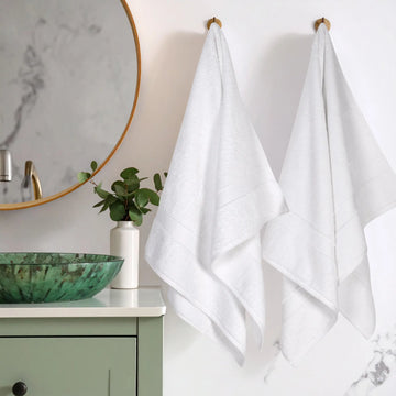 Madison Egyptian Cotton Plush Thick Absorbent Bath Towel Set of 2