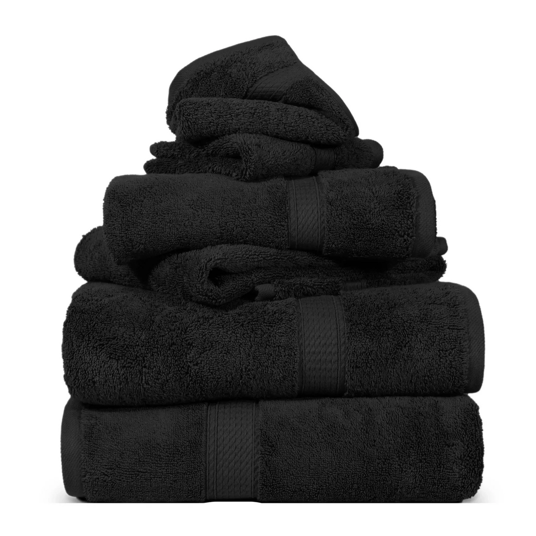 Egyptian Cotton 6-piece towel set – Plush & Heavyweight
