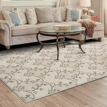 Aberdeen Traditional Floral Vine Indoor Area Rug Or Runner Rug