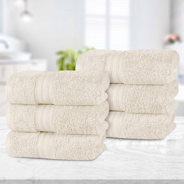 Cotton Terry Hand Towel Set 6-Piece - Atlas