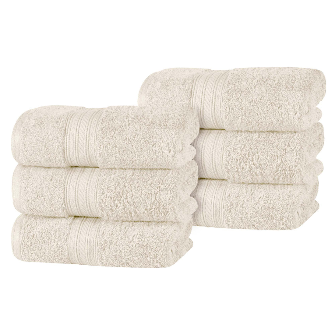 Cotton Terry Hand Towel Set 6-Piece - Atlas