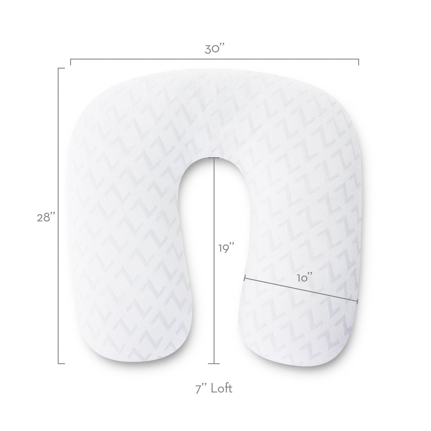 Z Horseshoe Pregnancy Pillow - beddingbag.com