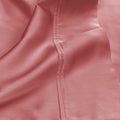 Blush Pink 530 Thread Count Egyptian Cotton Sateen sheet hem and stitching detail close-up