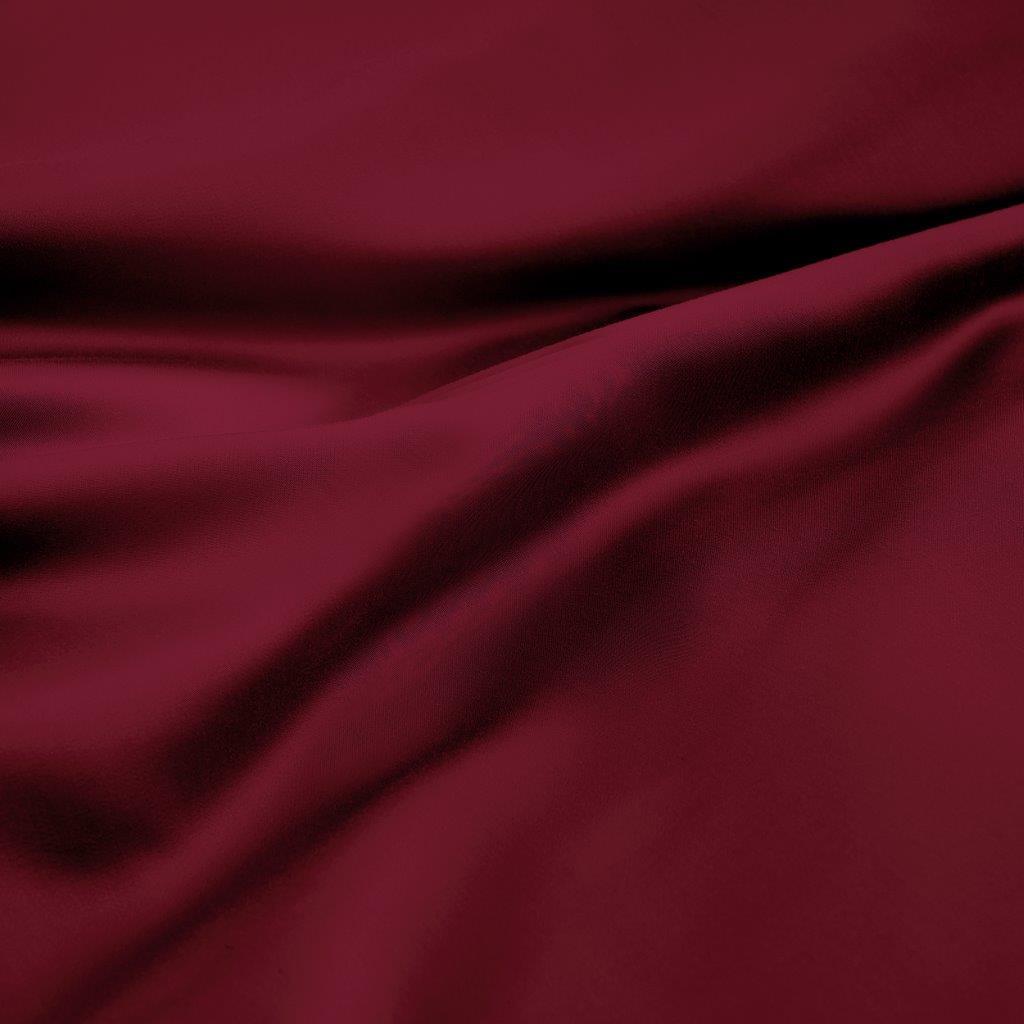 Burgundy 300 Thread Count Modal Sheets Set made from beechwood close-up fabric texture