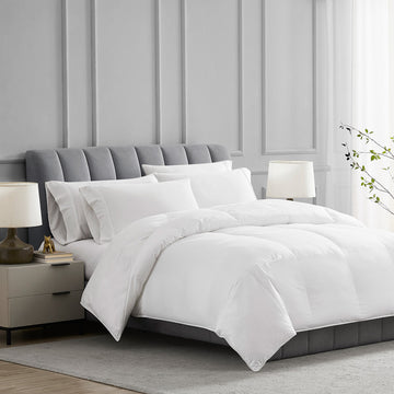 600 Fill Power Premium White Down Comforter Sale - Q & K Only