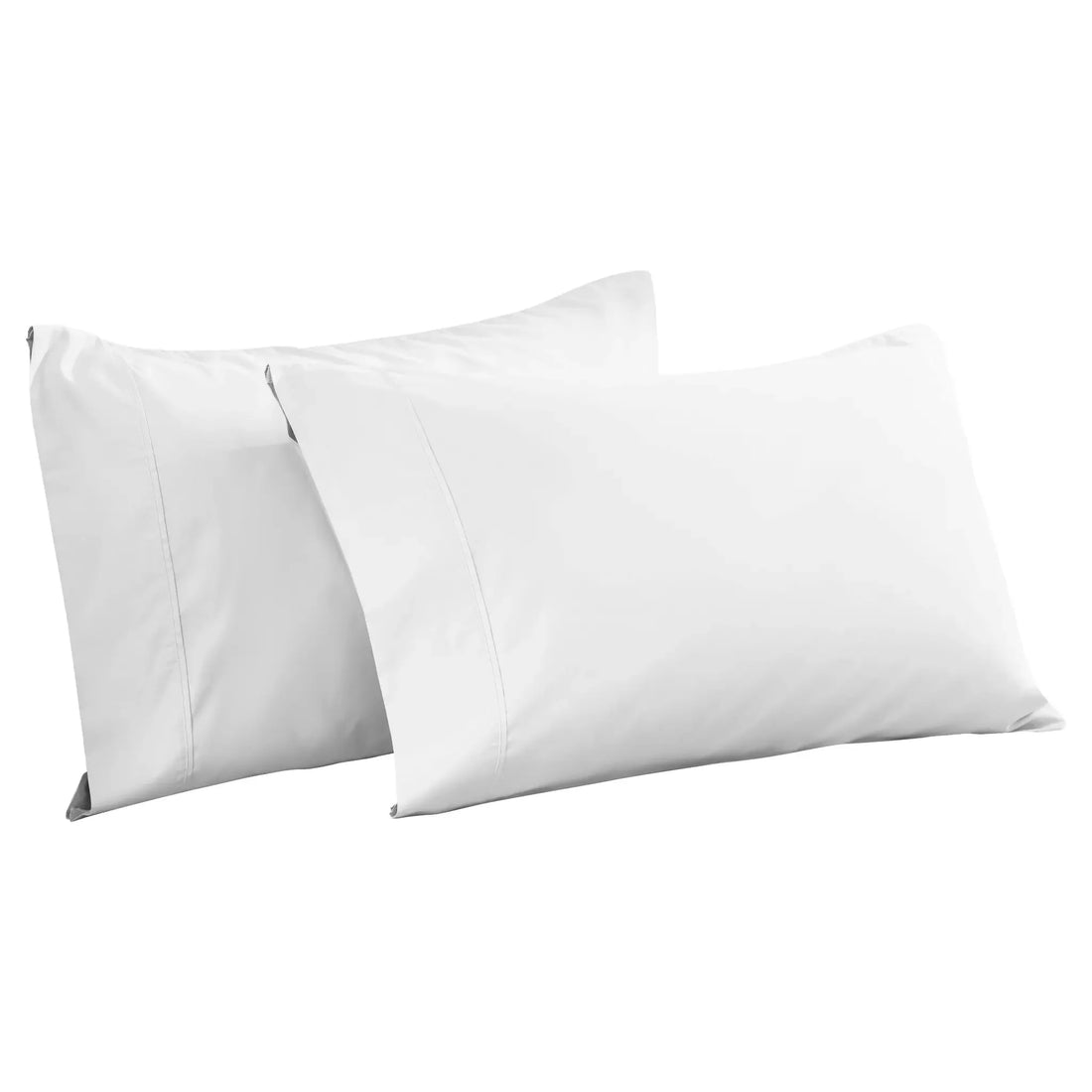 Cotton Blend 600 Thread Count Solid Pillowcase Set of 2