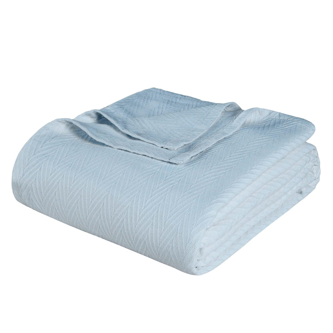 Metro Chevron Zig-Zag Modern All-Season Cotton Blanket