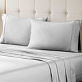 Chrome 700 Thread Count Egyptian Cotton Sateen Bed Sheet Set displayed