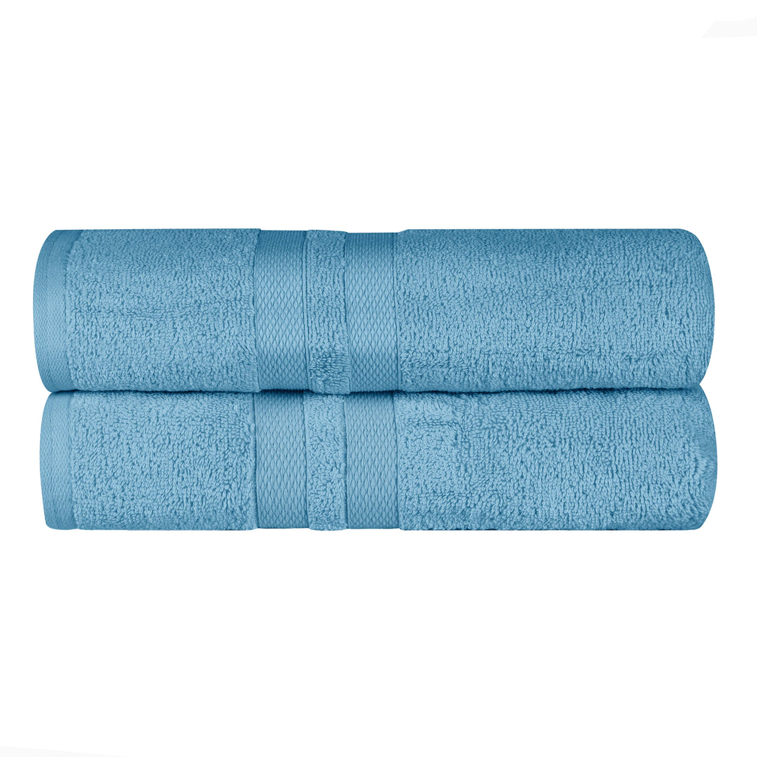 Ultra-Soft Cotton Solid Medium Weight Absorbent Bath Towel Set of 2