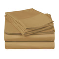 Folded Coffee 530 Thread Count Egyptian Cotton Sateen Bed Sheet Set product package