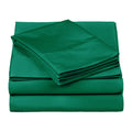 Folded Green 530 Thread Count Egyptian Cotton Sateen Bed Sheet Set product package