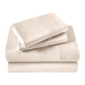 Folded Ivory 700 Thread Count Egyptian Cotton Sateen Bed Sheet Set product package
