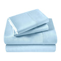Folded Light Blue 700 Thread Count Egyptian Cotton Sateen Bed Sheet Set product package