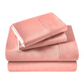 Folded Pink 700 Thread Count Egyptian Cotton Sateen Bed Sheet Set product package