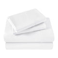 Folded White 700 Thread Count Egyptian Cotton Sateen Bed Sheet Set product package