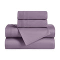 Folded Wisteria Egyptian Cotton Sateen 650 Thread Count Sheet Set