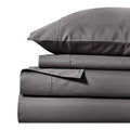 Folded dark gray 1000 Thread Count Cotton Blend Sheets Set product package stack