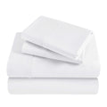Folded white 300 Thread Count Modal Sheets Set made from beechwood product package stack