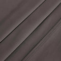 Gray 700 Thread Count Egyptian Cotton Sateen sheet hem and stitching detail close-up