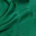 Green 530 Thread Count Egyptian Cotton Sateen sheet hem and stitching detail close-up