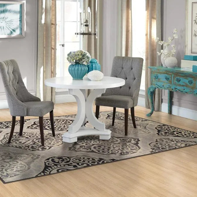 Amherst Damask Medallion Indoor Area Rug Or Runner Rug