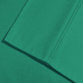 Hunter Green 800 Thread Count Cotton Blend Bed Sheet Set embroidered hemline stitch detail.